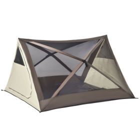 Camping Tent, Easy Setup for 2-3 People, Ventilation Windows, Travel Bag Included