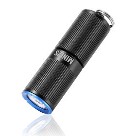 VEVOR Keychain Flashlight, Rechargeable Mini LED Flashlight, 200 High Lumens Pocket-Sized Flashlight with 2 Lighting Modes, IPX7 Waterproof Portable