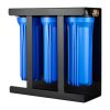 VEVOR RV Water Filtration System, 3-Cartridge Water Filter System for Campers, Remove Sediments, Chlorine, Bad Tastes, Odors, and Most Contaminants