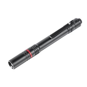 VEVOR 5.9 Inch Rechargeable Penlight, 300 lumens 3 Lighting Modes Pocket Pen Light, Adjustable Focus, IP44 Waterproof, Aluminum Alloy for Camping, Re