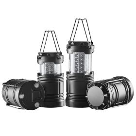 VEVOR LED Camping Lanterns, 4 Pack, Magnetic Base, Battery Powered Lights, Lightweight Hanging Collapsible Lights, Ideal for Outdoor Camping Hiking,