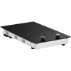 VEVOR Electric Cooktop, 12 inch 2 Burners Built-in Electric Stove Top, 1800W Ceramic Top Radiant Cooktop, with Glass Panel, Knob Control, 11 Heat Lev