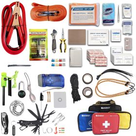 QUADKIT ATV Emergency Kit (106 Essential Items) for ATV;  UTV;  SxS;  4 Wheelers;  Quads;  Side by Sides;  4x4s;  Off-Road | 4-in-1 Kit: Auto Kit;  F