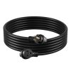 VEVOR 30-Amp Generator Extension Cord, 50 Foot, 250 Volts 7500 Watts Heavy Duty Power Cable, NEMA 6-50P to 6-50R SWT 8AWG Flexible Welder Extension C