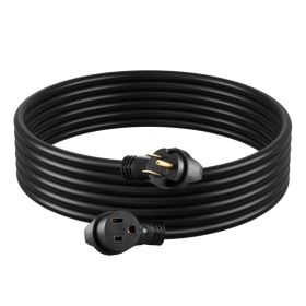 VEVOR 30-Amp Generator Extension Cord, 50 Foot, 250 Volts 7500 Watts Heavy Duty Power Cable, NEMA 6-50P to 6-50R SWT 8AWG Flexible Welder Extension C