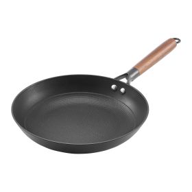VEVOR Cast Iron Skillet, 3-Piece Frying Pan Set (8, 10, 12 in), Nonstick Skillets with Detachable Wood Handle, Pre-Seasoned Chef's Pan, Kitchen Cookw