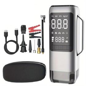 2000A Multi-Functional Portable Power Supply, Car Emergency Start Power Supply, 15V Digital Display with Charging Bank, Vacuum Cleaner, Flashlight, S