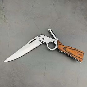 Tactical Folding Knife - Stainless Steel Blade with Ergonomic Handle, Quick-Open Thumb Hole & Pocket Clip - Perfect Outdoor Survival Tool & Gift for
