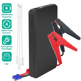 400A Peak Car Jump Starter 20000mAh - For Up to 2.0L Gas Vehicles, Portable USB 5V/2A Power Bank, 3-Mode Emergency Flashlight, Lightweight Ideal Dail