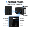 Portable Power Station P86,88.8Wh 3.7 V LiFePo4 Battery,with 120W (150W Peak) AC Outputs, Solar Power Generator for Travel and Camping,estación de en