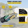 VEVOR 30 FT 50 Amp Generator Extension Cord STW 6/3 + 8/1, 125V 250V Generator Power Cord N14-50P & SS2-50R & CS6364 Twist Lock Connectors