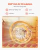 VEVOR Food Dehydrator Machine, 6 Stainless Steel Trays, 400W Electric Food Dryer with Adjustable Temperature & 24-Hour Timer, Freeze Dryer for Jerky