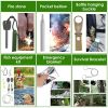 47 in 1 Survival Kits, Gifts for Men, Professional Survival Gear Equipment Tools First Aid Supplies for SOS Emergency Tactical Hiking Hunting Disaste