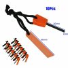 10x Fire Starter Flint Steel Striker Lighter Firestarter Survival Kit Ferro Rod Outdoor Camping Tool