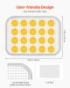 VEVOR Food Dehydrator Machine, 6 Stainless Steel Trays, 400W Electric Food Dryer with Adjustable Temperature & 24-Hour Timer, Freeze Dryer for Jerky