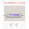 VEVOR UV Water Purifier, 8W 1GPM, 110V Versatile Ultraviolet Water Purifier Filter with Stainless Steel Housing