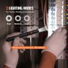VEVOR 5.9 Inch Rechargeable Penlight, 300 lumens 3 Lighting Modes Pocket Pen Light, Adjustable Focus, IP44 Waterproof, Aluminum Alloy for Camping, Re