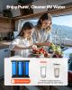 VEVOR RV Water Filtration System, 3-Cartridge Water Filter System for Campers, Remove Sediments, Chlorine, Bad Tastes, Odors, and Most Contaminants