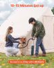 VEVOR Inflatable Tents for Camping, 5-8 Person Easy Setup Blow up Tent with Hand Pump
