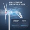 VEVOR 500W Wind Turbine Generator, 12V Wind Turbine Kit, 3-Blade Wind Power Generator with MPPT Controller, Adjustable Windward Direction & 2.5m/s St