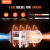 VEVOR Diesel Heater 5KW, Diesel Air Heater with Bluetooth App Control, Automatic Altitude Adjustment, Remote Control and LCD