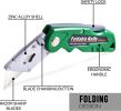 10-Pack Heavy Duty Folding Box Cutter Set with 30 Replacement Blades, Professional Utility Razor Knife Bundle (Box Cutter Pro (10Pcs))