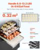 VEVOR Vacuum Freeze Dryer Machine, 8.8-13.2 LBS/Batch Food Freeze Drying Machine with 4-Layer Trays, Vacuum Pump, Adjustable Timer and Temperature Co