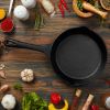 3 Skillet Bundle 6 inches and 8 inches with 10 inch Set of 3 Cast Iron Frying Pans Non-Stick Oven Safe Cookware Heat-Resistant Frying Pan--No shipmen