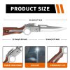 Tactical Folding Knife - Stainless Steel Blade with Ergonomic Handle, Quick-Open Thumb Hole & Pocket Clip - Perfect Outdoor Survival Tool & Gift for