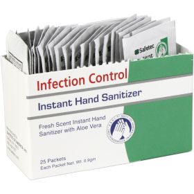 Hand Sanitizer Fresh  .9gm. Pouch (Option: 25 per box)
