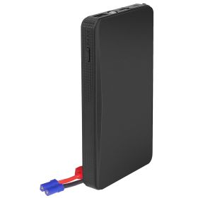 12V Car Jumper Starter 400A Peak 20000mAh Battery Charger Power Bank Portable Power Booster Battery With 3 Flashlight Modes (Option: Black)