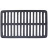 Oval Cast Iron Grill Outdoor, Portable Charcoal Grill and Tabletop Cast Iron Skillet - 100% Cast Iron, Enameled, Durable, Small Charcoal Grill, Campi