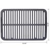 Oval Cast Iron Grill Outdoor, Portable Charcoal Grill and Tabletop Cast Iron Skillet - 100% Cast Iron, Enameled, Durable, Small Charcoal Grill, Campi